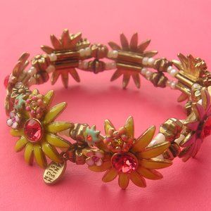 PILGRIM Daisy Flower Bracelet Swarovski crystal